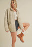 Heartland Oversized Quilted Jacket // Bone